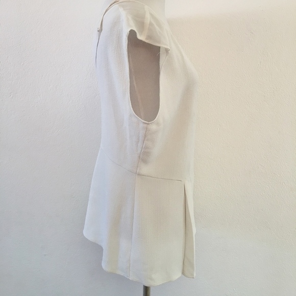 Rebecca Taylor White Blouse Size 8 - Picture 3 of 7